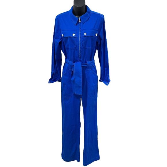 NWT Sézane Bob Jumpsuit in Royal Blue - Picture 9 of 10